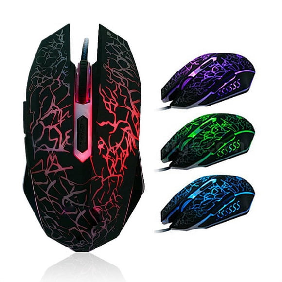TIMIFIS Mouse Professional Colorful Backlight 4000DPI Optical Wired Gaming Mouse Mice Gift