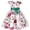 Green, variant on LUOGENLI Dress Toddler Kids Girls Floral Flowers Prints Short Sleeves Beach Straps Dress Princess Clothes Easter Dress for Girls 2025 Green 2 Years