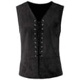 thumbnail image 1 of LSLJS Vintage Medieval Men Vest Laced Up Renaissance Sleeveless Waistcoat Gothic,, 1 of 3