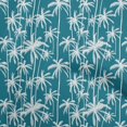 thumbnail image 1 of oneOone Polyester Spandex Teal Blue Fabric Tropical Tree Sewing Material Print Fabric By The Yard 56 Inch Wide, 1 of 4
