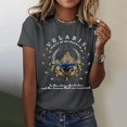 thumbnail image 2 of WEAIXIMIUNG T-Shirts Drôles Humour Adulte T-Shirt d'Été Décontracté pour Femme Imprimé à Manches Courtes Col Rond, 2 of 4