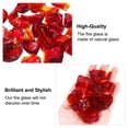 thumbnail image 3 of Fire Glass for Fire Pit, 2-3mm(1/9") High Luster Natural Glass Rocks, Red, 3 of 3