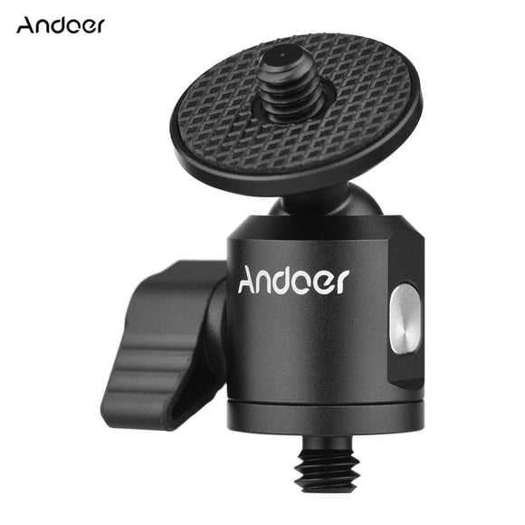 Ball Head,1/4 Inch Screw Head Mount Alumnum Head Alloy Ballhead Alumnum Alloy 1/4 Ball Head Adapter Camera Ball Mount Alumnum Alloy Screw To 1/4 Qisuo White Mewmewcat Ball Eryue