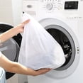 thumbnail image 5 of Durable Cotton Mesh Laundry Bag,Large Laundry Bags Mesh Laundry Bags With Drawstring Wash Bag For Delicates Garment Laundry Mesh Bag Sturdy Zipper, Breathable Mesh, Exquisite Laundry Bag, 5 of 5
