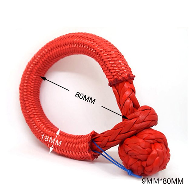 UHMWPE Soft Shackles,ATV Winch Shackle For Auto Parts,Synthetic Winch Cable,Kevlar Rope Shackle ,Easy to Use