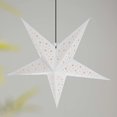 thumbnail image 3 of White Paper Chandelier Shade for Lamp Use Star Shaped Pendant Cover 7.8 Inches, 3 of 8