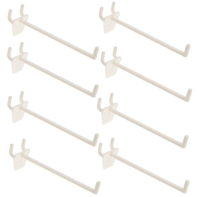 Crochets Pegboard pour Rangement Matériau ABS Robuste Couleur Beige 100 Pcs Design Universel