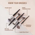 thumbnail image 4 of Swiss Beauty Professional Makeup Brush Set (12 Pcs) - Black, 4 of 5