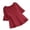 Red, variant on hopeusnice Women's Novelty T-Shirts V-Neck Short Sleeve Red Tees Daily Solid Color Tops Clothes for Teen Girls Stretchy Stitching Lace Crochet Eyelet Relaxed-Fit Elegant Blouse Tunic