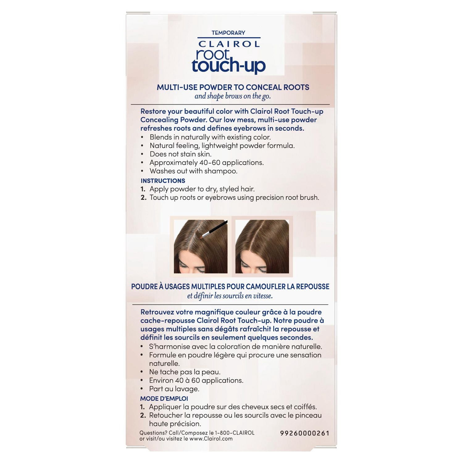 Clairol Root Touch-Up Temporary Concealing Powder from Canada's #1 Root Touch Up Brand