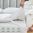 thumbnail image 4 of GOGREEN Extra Thick Mattress Topper Full Size, Breathable Pillow Top Mattress Pad Cover Down Alternative Overfilled Plush Soft bed Protector with 8-16 Inch Elastic Deep Pocket, 4 of 9