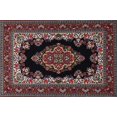 thumbnail image 1 of Ahgly Company Indoor Rectangle Traditional Dark Scarlet Red Medallion Area Rugs, 4' x 6', 1 of 6