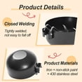thumbnail image 3 of Stainless Steel Egg Cooker for Perfectly Poached Boiled Eggs | Hang Ear Design | Nonstick Egg Poacher Tool for Kitchen Use, 3 of 7