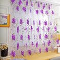 thumbnail image 3 of Fridja 1 PCS Vines Leaves Tulle Door Window Curtain Drape Panel Sheer Scarf Valances, 3 of 4