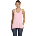 thumbnail image 3 of Bella Ladies Flowy Racerback Tank, S, Soft Pink, 3 of 5