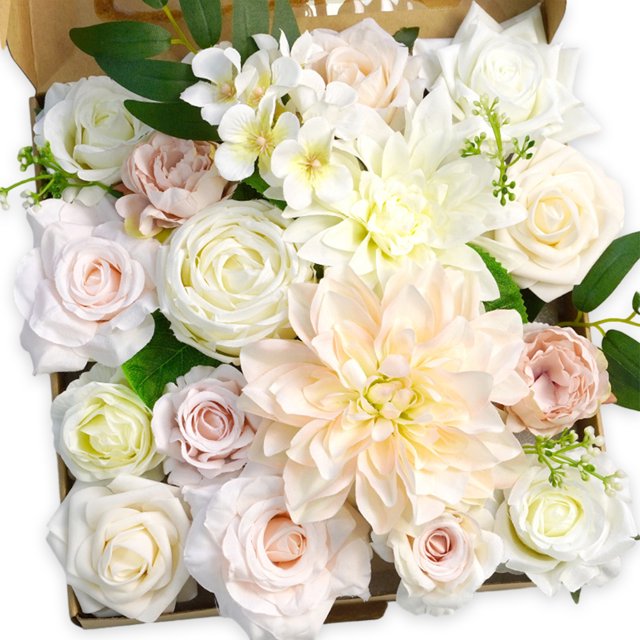Wweixi Whimsical Blooms Low Maintenance Artificial Flower Collection Realistic 23new style LH011 1Set