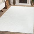 thumbnail image 3 of phonzenuo 8x10 Area Rugs for Living Room, Machine Washable Non Slip Vintage Retro Rugs, Low Pile Lightweight Chenille Print Indoor Rug for Bedroom, Dining Room, Home Office(Warm Grey/Blue, 8x10), 3 of 6