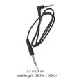 thumbnail image 3 of 3pcs Connection Guitar Cables Universal Audio Cables Durable 6.35mm Speaker Cables, 3 of 8