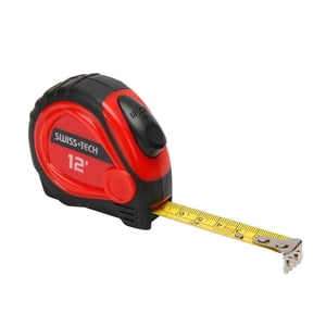 Swiss Tech 12FT/3.5M Tape Measure,Self Locking