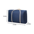 thumbnail image 3 of TIMIFIS Extra Large Storage Bag, Portable Moving Bags with Strong Zippers & Carrying Handles, Space Saving Oversized Storage Bag Organizer for Cothes, Blankets, Quilt, Pillow, Christmas Storage Bag, 3 of 6