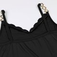 thumbnail image 4 of CHUANK Ichuanyi Blouse à Imprimé Sans Manches à Col en V pour Femmes, Décontractée, Ample, à Fermeture Éclair, 4 of 8