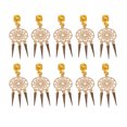 thumbnail image 2 of Beard Dreadlock Accessories, Alloy Golden Spider Web Beard Dreadlock Accessories  for Role Playing, 2 of 8