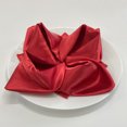 thumbnail image 2 of 6 Pcs Serviettes de Table en Satin, Tissu Doux, Décoratives, Forme Carrée, Accessoires d'Hôtel, 2 of 4