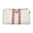 thumbnail image 2 of Michael Kors Jet Ensemble Grande Poignet Double Fermeture Éclair en Toile Signature (Poudre Blush Multi), 2 of 2