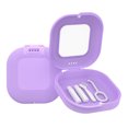 thumbnail image 1 of Mirrored Braces Box with Vent Holes Removal Tool Sturdy Long Lifespan Retainer Case for Mouth Guards, 1 of 8