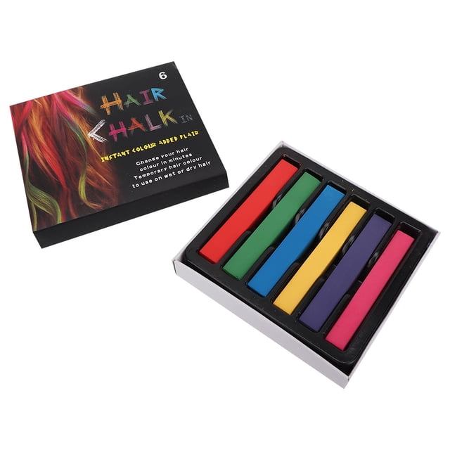 Craie de Coloration Capillaire, Craie de Teinture Capillaire Jetable Teinture Instantanée pour Cheveux Stylo de Teinture Capillaire Conception à l'Épreuve du Futur