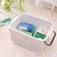 thumbnail image 2 of First Aid Kit Plastics Pouch Medicine Supplies Dust-proof Storage Cases Convenient Simple Style Household Supply Medical Case, 2 of 9