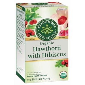 Traditional Medicinals Organic Hawthorn avec Hibiscus