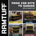thumbnail image 4 of Ramtuff Lot de 4 Contenants de Rangement Empilables Robustes, Couvercle à Pression, 27 Gallons, 4 of 7