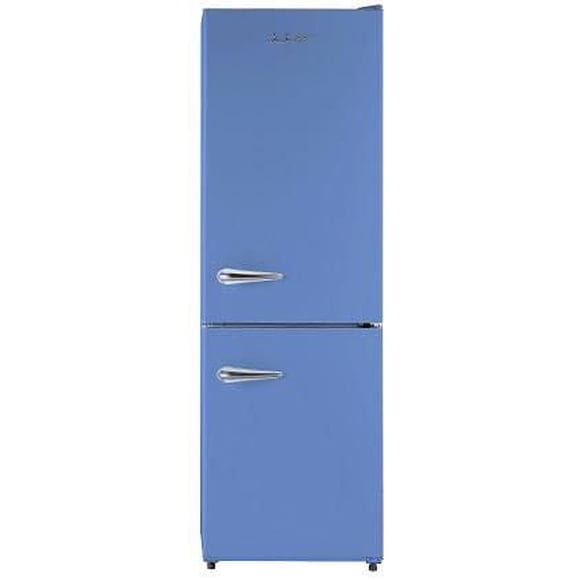 iio 11 Cu. Ft. Retro Refrigerator with Bottom Freezer in Cream (Right Hinge)