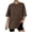 Brown, variant on AherBiu Oversized Womens T Shirts Crewneck Loose Fitting Comfy Stretchy Cotton Tees Causal Trendy Vintage Tshirts Blouses