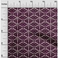 thumbnail image 1 of oneOone Cotton Silk Fabric Geometric Kasuri Printed Craft Fabric BTY 42 Inch Wide, 1 of 4
