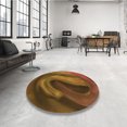 thumbnail image 4 of Ahgly Company Machine Washable Indoor Rectangle Transitional Red Brown Area Rugs, 4' x 6', 4 of 7