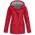 thumbnail image 1 of Posijego Imperméables P-4TG pour Femmes Légers Imperméables Manteau de Pluie Coupe-Vent Extérieur Voyage Randonnée Veste, 1 of 6
