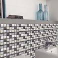 thumbnail image 4 of Wall Sticker DIY 10-Piece Ceramic Tile Paste 3D Lattice Design for Self- Wall for Home 10PCS, 4 of 7