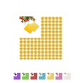 thumbnail image 2 of 100pcs Square Aluminum Foil Wrappers Candy package Candy package Square Square Colorful Package for Sweets Candy Chocolate Lollipops, 2 of 9
