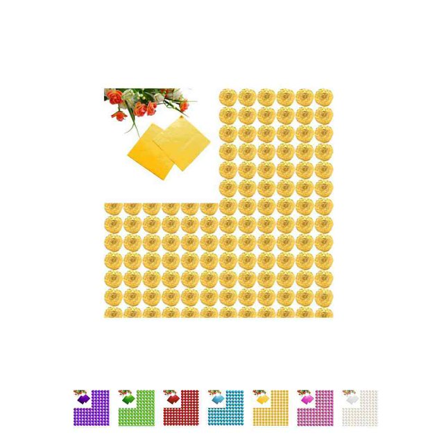 100pcs Square Aluminum Foil Wrappers Colorful Package for Sweets foil package Candy package Candy Chocolate Lollipops