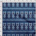 thumbnail image 3 of oneOone Tissu Jersey Viscose Chevron & Tourbillon Imprimé Ikat BTY 60 Pouces de Large, 3 of 5