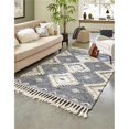 thumbnail image 1 of Unique Loom 3146895 Tapis Rectangulaire 8 x 10 Pi Mesa, Bleu Marine, 1 of 1
