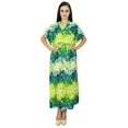 thumbnail image 1 of Bimba Femme Longue Robe de Nuit Bohème en Coton Kaftan Maxi, 1 of 7