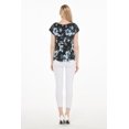 thumbnail image 3 of Women's Hawaiian Off-Shoulder Ruffle Muumuu Top in Midnight Bloom S, 3 of 5