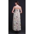 thumbnail image 3 of Bimba Floral Printed Adjustable Spaghetti Strap Long Maxi Dress Summer Beachwear-Large, 3 of 6