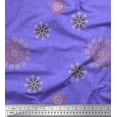 thumbnail image 1 of Soimoi Poly Georgette Fabric Mandala Ethnic Printed Fabric 1 Yard 52 Inch Wide, 1 of 3