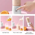 thumbnail image 4 of Leodye 1PCS Portable Wireless Electric Juicer Fully Automatic Juicer Cup Home Mini Fruit and Vegetable Extractor -7.28x2.76in, 4 of 6