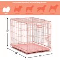 thumbnail image 2 of Midwest Icrate – Porte simple rose de 24 po pour chiens, 2 of 6