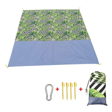 EGNMCR Couverture de Plage de Camping et de Randonnée Couverture de Pique-Nique Extérieure Grande Anti-Sable Imperméable Tapis de Plage Tapis de Plage